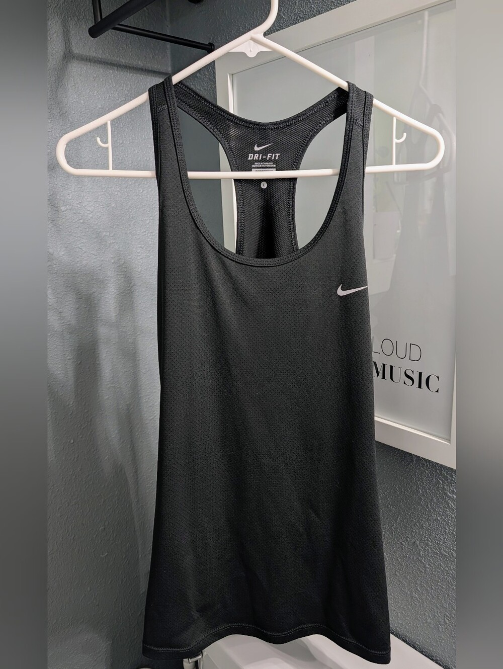 Women's Nike Black Dri-FIT Racerback Tank
